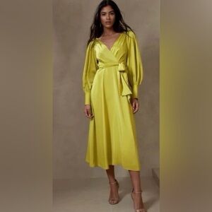 Banana Republic Citron Long Sleeve Dress